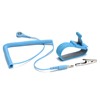 S1015-06-ADJUSTABLE WRIST SRAP BLUE, WITH 6' COIL CORD, 4MM SNAP