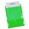 35091-VINYL POUCH, 9-3/4INx13-1/4IN GREEN, PACK OF 25