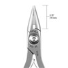 P513S-PLIER, CHAIN NOSE-SHORT JAW SERRATED TIPS STANDARD 