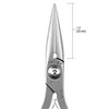 P711-PLIER, CHAIN NOSE-LONG SMOOTH JAW LONG 