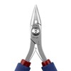 P713S-PLIER, CHAIN NOSE SHORT JAW SERRATED LONG 