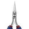 P721S-PLIER, NEEDLE NOSE-LONG JAW SERRATED TIPS LONG 