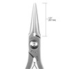 P721-PLIER, NEEDLE NOSE-LONG SMOOTH JAW LONG 