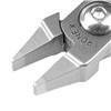 P747-PLIER, FLAT NOSE-STUBBY SMOOTH JAW LONG 