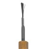 SH-20GF-DOUBLE END MINI, STAINLESS STEEL BRUSH AND FORK TIP